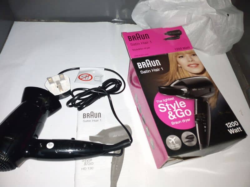 Braun Hair satiner 1200 watt's 0