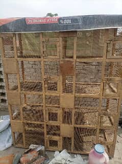 piegion and parrot cage eight boxes for sale