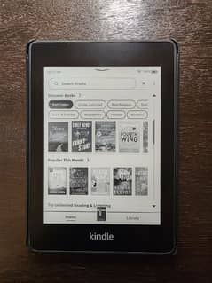 Amazon Kindle Paperwhite 10th Gen - 28 gbs, Black. With foldable case