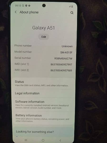 Samsung Galaxy A51 1