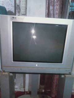 LG TV 21 inch with troly