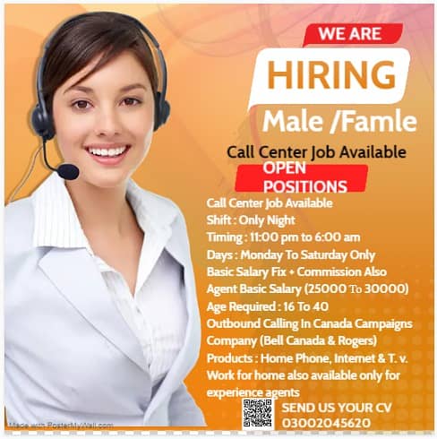 Call Center Job Available 0