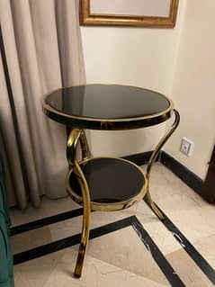 Italian made one trolley tabel and one syanding table for sale 0