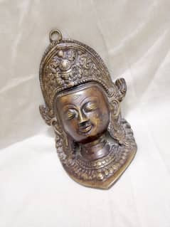 Vintage Brass  Head of Tara