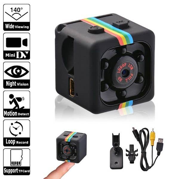 MINI SQ-11 WIFI WIRELESS 1080P HD NIGHT VISION CAMERA, SQ11  CAMERA 0