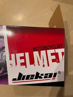 Jiekai customized half helmet (large) with visor attachment option