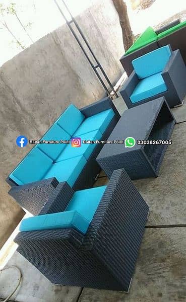 outdoor indoor garden rooftop restaurant rattan furniture chair sofa 13