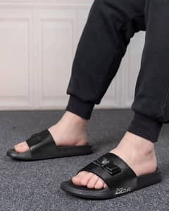 Black camel boo style slide black