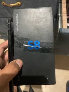 samsung s8 offical pta approved with box panel dead