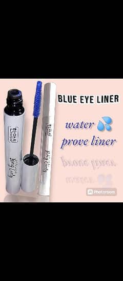 Blue eye liner