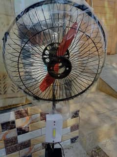 Rechargeable Fan with Emergency Light