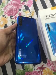 Realme 5 4gb 128gb with box charger