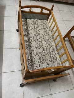 baby cot with mattress