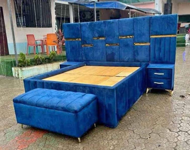 King bed,queen size bed, single bed,wooden bed, Lahore bed's 1
