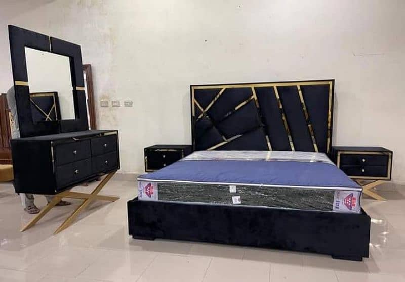 King bed,queen size bed, single bed,wooden bed, Lahore bed's 5