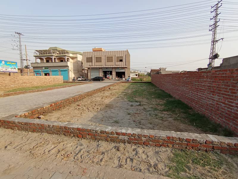 8 Marla commercial plot available for sale Opposite Pak Fan University main Road , City Gujrat 2