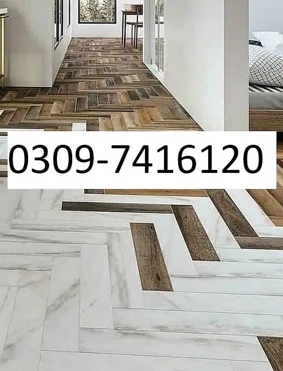 Carpet tile, wooden,vinyl floor | new home & office design in lahore 9