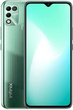 Infinix hot 11 play with box 4/64 memory good condition for sale 0