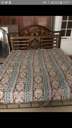 full size iron bed