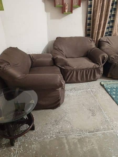 5 Seater wooden sofa for sale 1