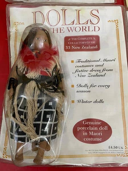 International Porcelain Made Dolls, Set of 7 2