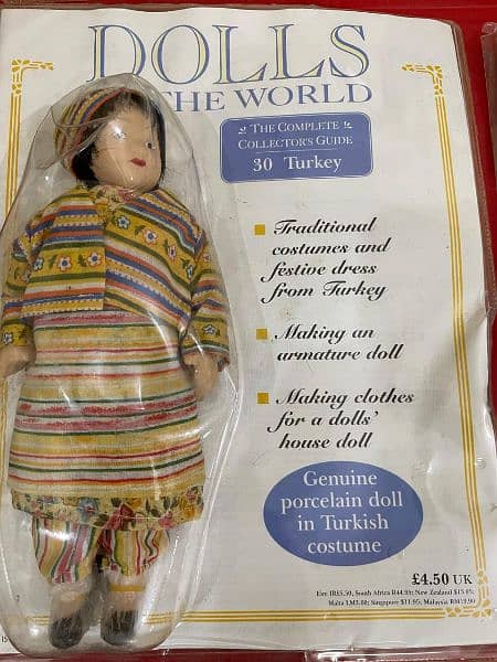 International Porcelain Made Dolls, Set of 7 3