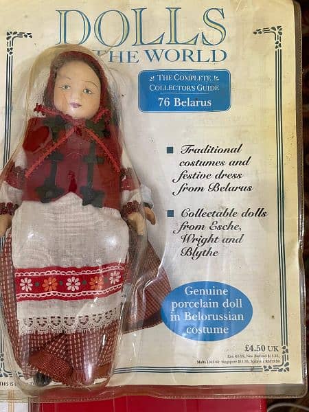 International Porcelain Made Dolls, Set of 7 7