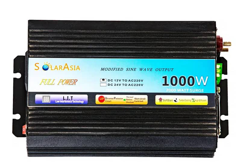 Powerful and Affordable 1000W 24V DC to AC Inverter- Warranty Reliable 4