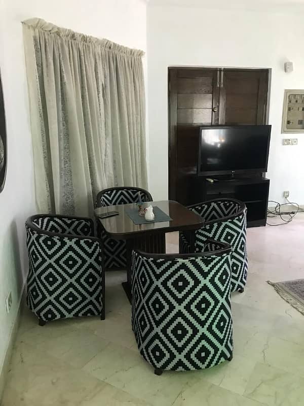 DHA Phase 4 Fully Furnished One bed rooms TV Lounge Kitchen For Ladies 1