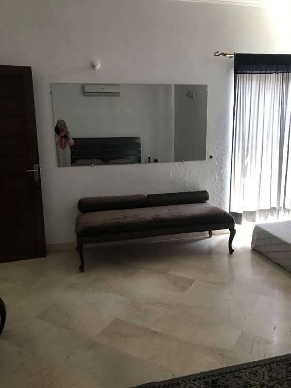 DHA Phase 4 Fully Furnished One bed rooms TV Lounge Kitchen For Ladies 6