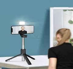 Selfie stick LED Light Selfie tripod stand