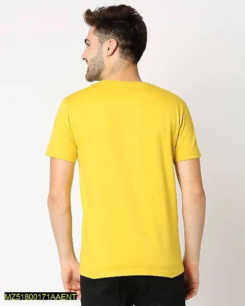 1pcs T shirt For mens In yellow colour 1