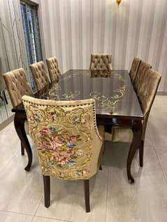 dining table with 8 chair