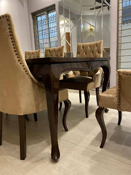 dining table with 8 chair 2