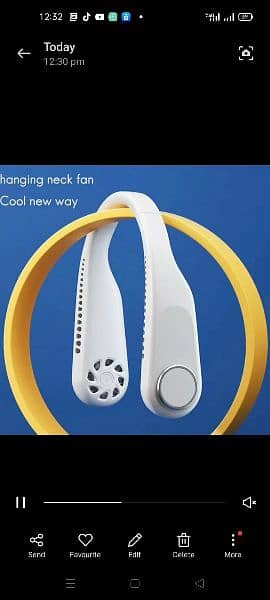 1 piece portable neck fan 3