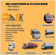 MOVING & SHIFTING GOODS TRANSPORTATION FOR RENT WITH EXPERT LABOURS