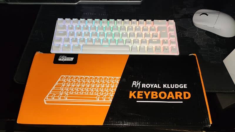 ROYAL KLUDGE rk 68 Wireless Mechanical Gaming Keyboard Blue Switches 1