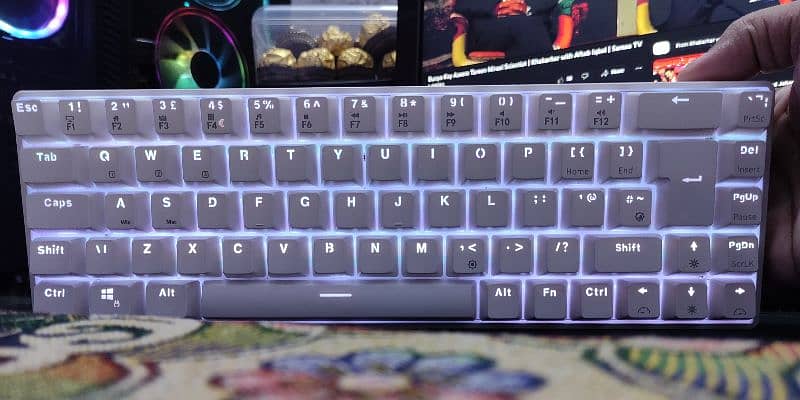 ROYAL KLUDGE rk 68 Wireless Mechanical Gaming Keyboard Blue Switches 7