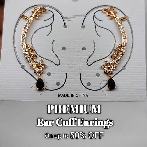 Stylish Ear Cuff Earrings|Casual Trending Artificial Jewellery 2