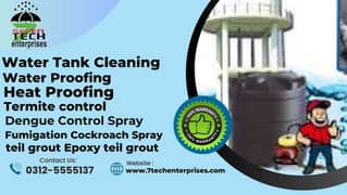 Water Tank Cleaning Service | Roof Heat Proofing Water proofing |