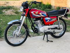 Honda CG 125 model 2022 number Islamabad 800km