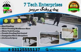 ROOF HEAT PROOFING |WATERPROOFING | WASHROOM LEAKAGE | WATER TANK