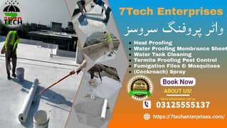 ROOF HEAT PROOFING |WATERPROOFING | WASHROOM LEAKAGE | WATER TANK