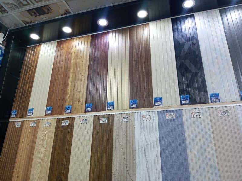 Ceiling / Wooden Floor / Wallpaper / WPC Fluted Panel / Wall Panel 16