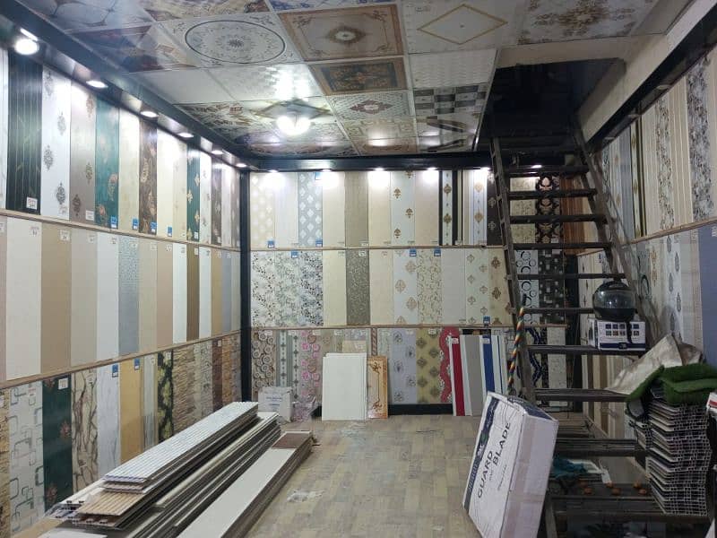 Ceiling / Wooden Floor / Wallpaper / WPC Fluted Panel / Wall Panel 17