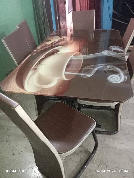 selling dining table with 6 chair 1