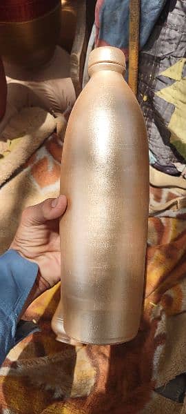 clay water bottle gold skins 1 pcs 0