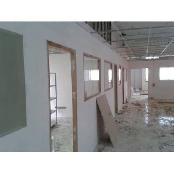 Drywall, gypsum board ceiling, Dampa ceiling 14