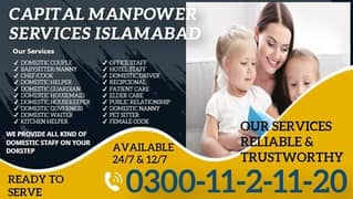 House maids , Maids , Baby Sitter , Chef , Cook , Patient Care ,Nurse