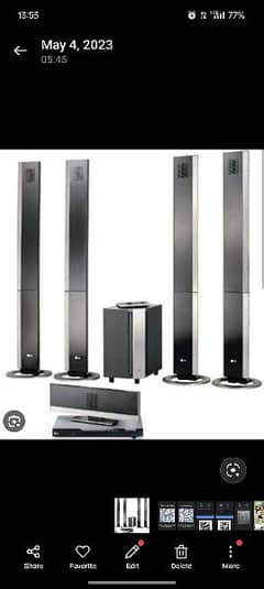 LG home theater 5 in 1